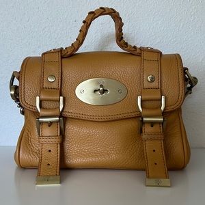 Mulberry Mini Alexa Crossbody Satchel Bag Like New